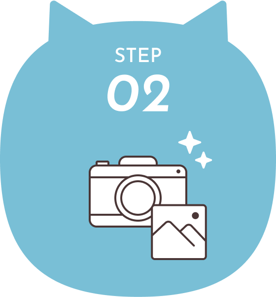 イラスト step02 カメラ撮影
